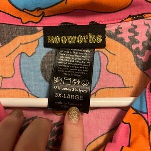 Nooworks Print Jumpsuit 3X